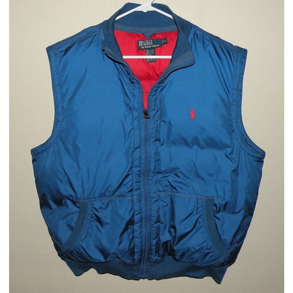 Polo by Ralph Lauren Royal Blue Vest with Red Emblem